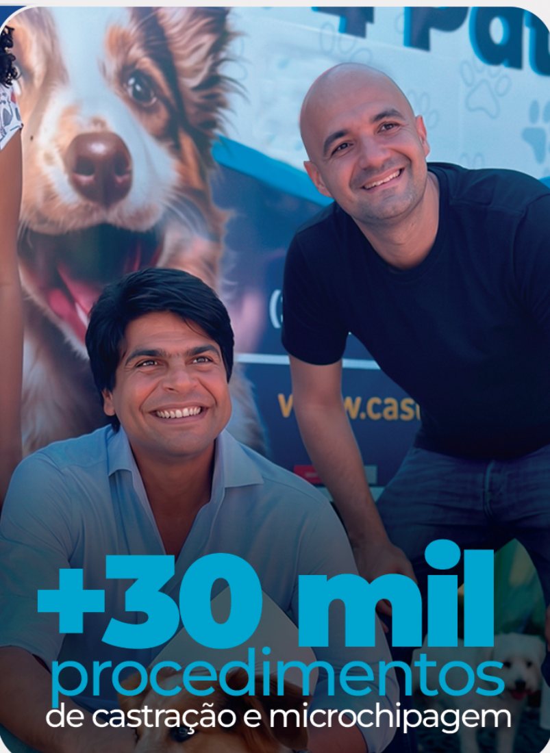 Castramóvel 4 Patas: mais de 30 mil procedimentos de castração e microchipagem