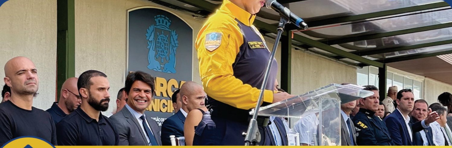 Cerimônia de criação da Força Municipal de Segurança
