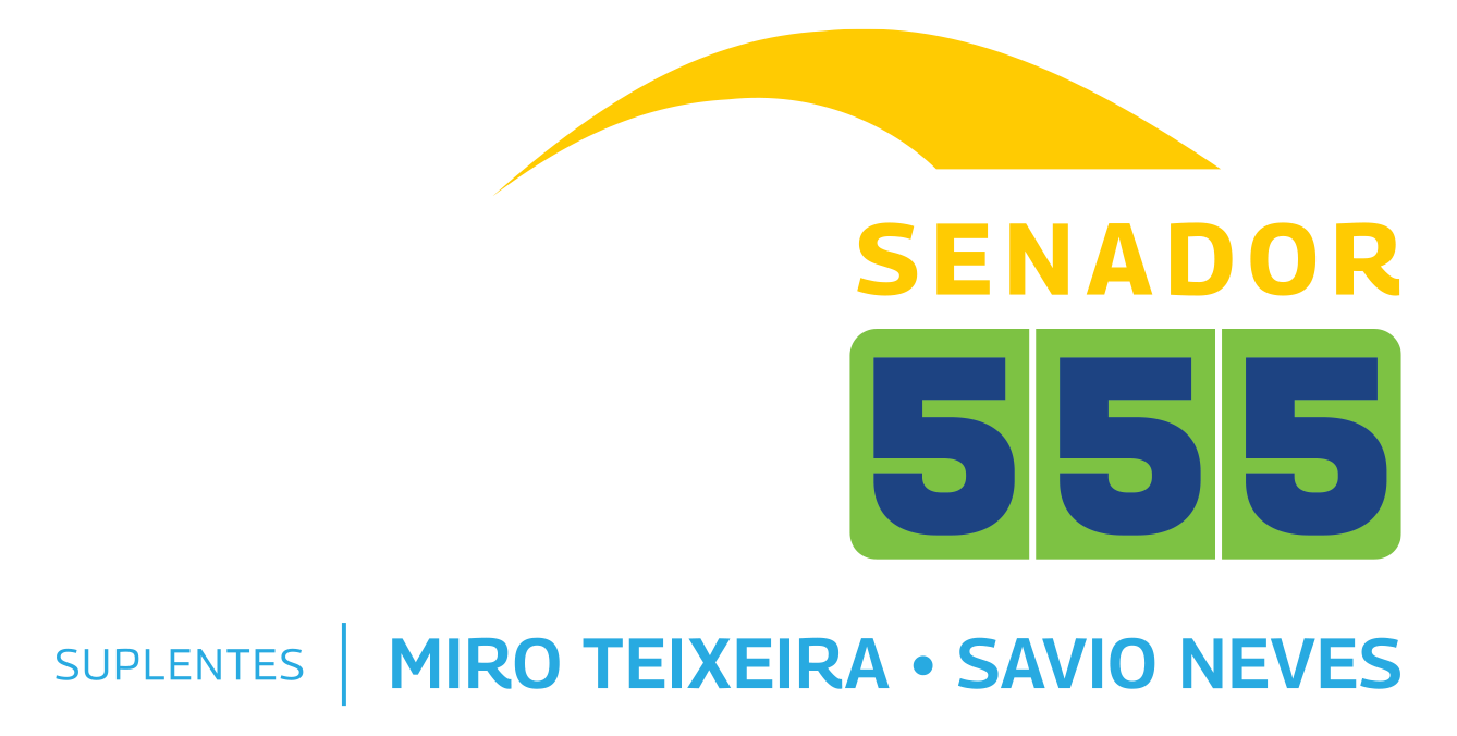 Pedro Paulo Senador 555, suplentes Miro Teixeira e Savio Neves