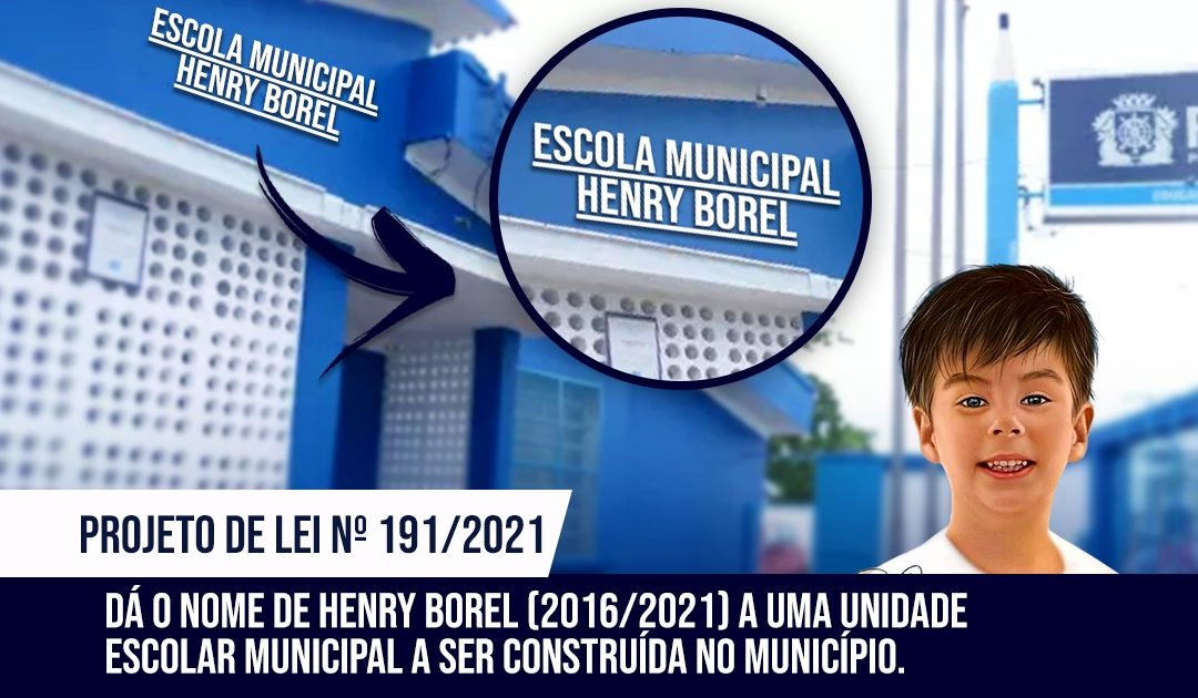Rio pode ganhar escola com o nome de Henry Borel