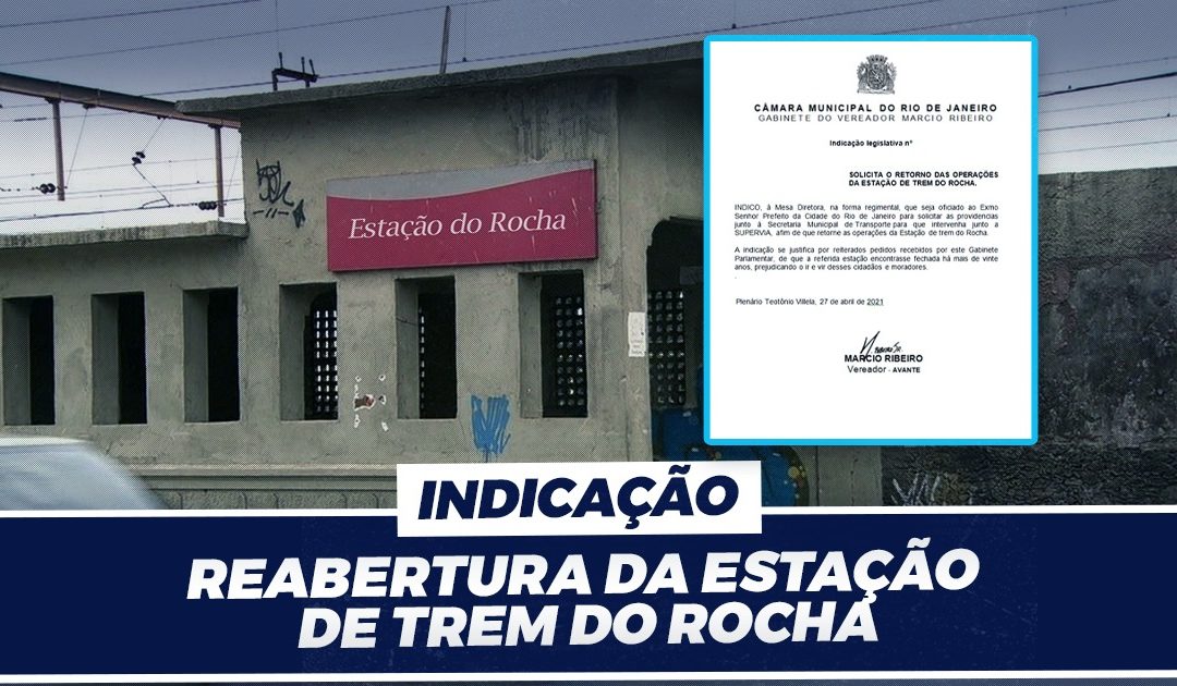 Estação de trem do Rocha pode voltar a funcionar