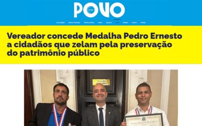 Medalha Pedro Ernesto a Renato Moraes e Luiz Carlos Lemos