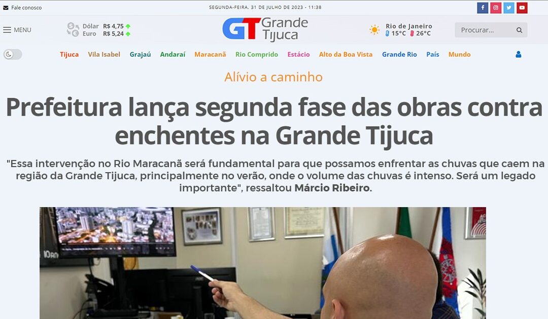 Transposição do Rio Maracanã e obras de microdrenagens