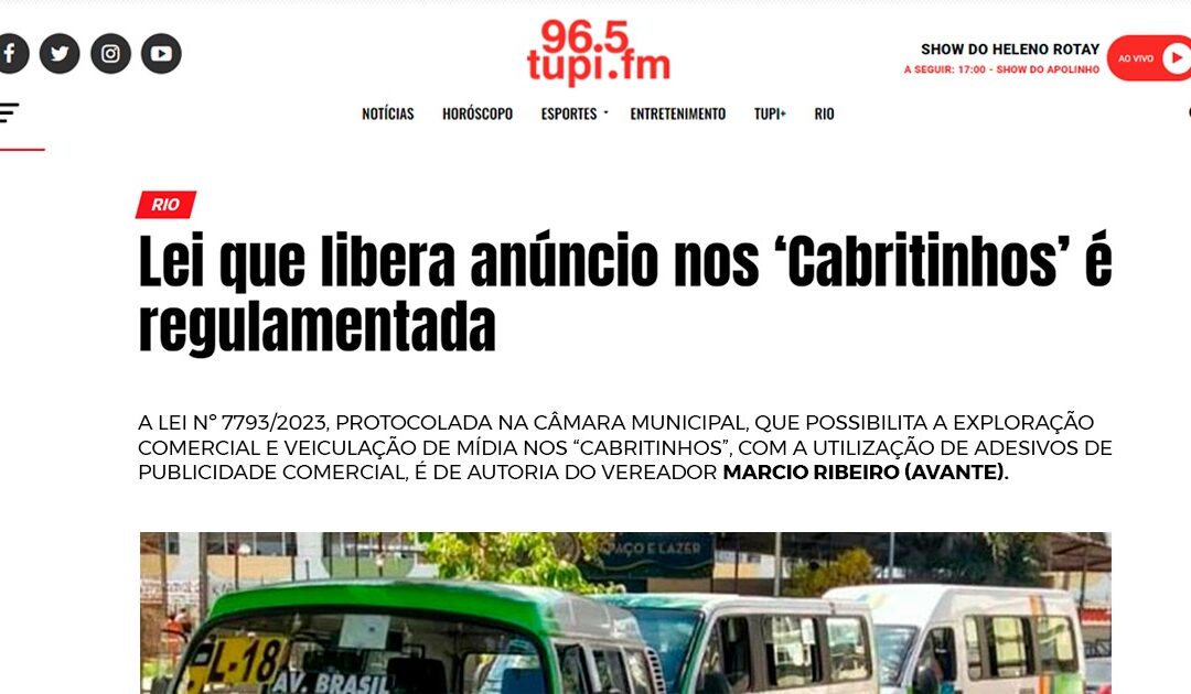 Lei que libera publicidade nos “Cabritinhos” é regulamentada