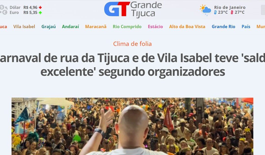 Carnaval de bairros reúne milhares de foliões