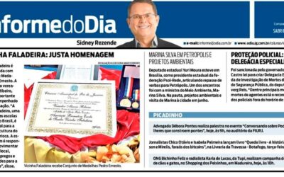 Vizinha Faladeira é homenageada com Conjunto de Medalhas Pedro Ernesto
