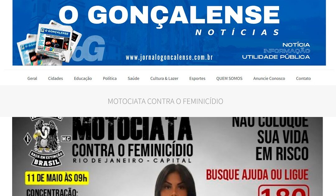 Motociata contra o feminicídio