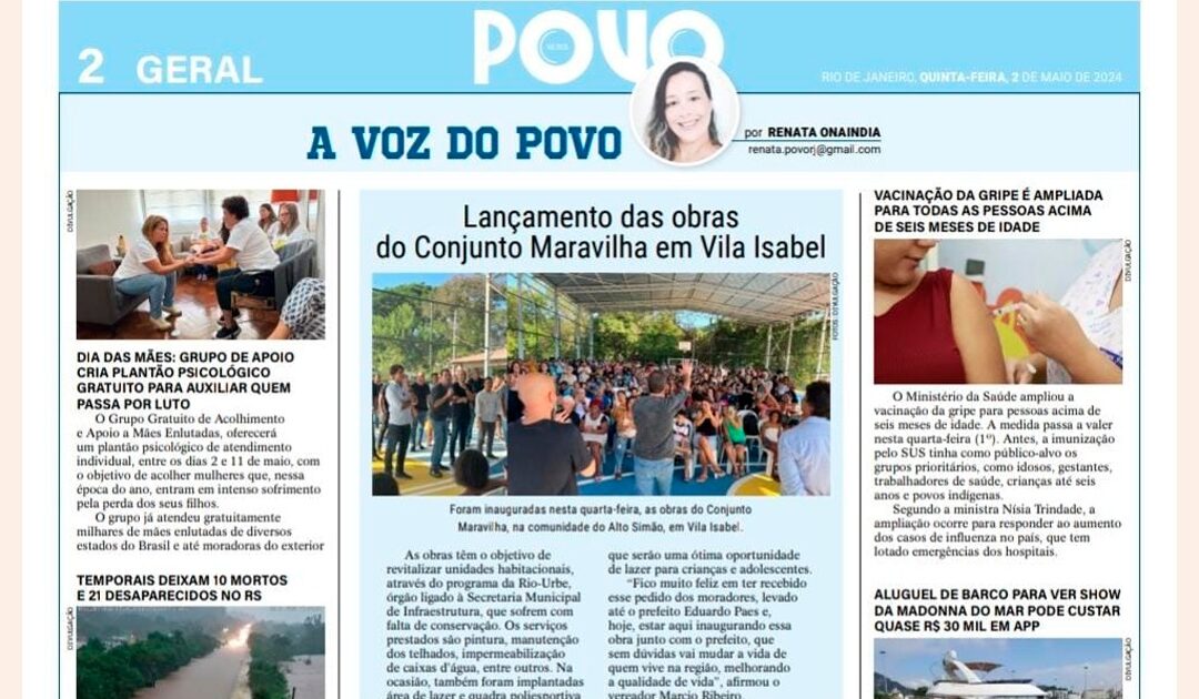Lançamento das obras do Conjunto Maravilha em Vila Isabel