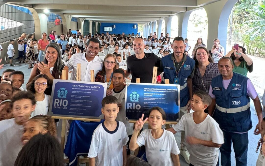 Tijuca recebe mais dois Ginásios Educacionais Tecnológicos (GETs)