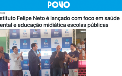 Instituto Felipe Neto é lançado com foco em saúde mental e educação midiática escolas públicas