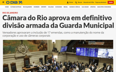 Câmara do Rio aprova em definitivo divisão armada da Guarda Municipal
