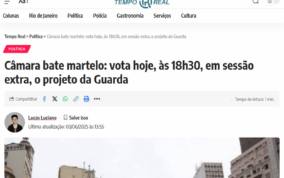 Câmara bate martelo: vota hoje, às 18h30, em sessão extra, o projeto da Guarda