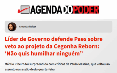 Líder de Governo defende Paes sobre veto ao projeto da Cegonha Reborn: ‘Não quis humilhar ninguém”
