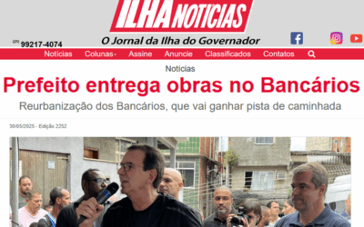 Prefeito entrega obras no Bancários