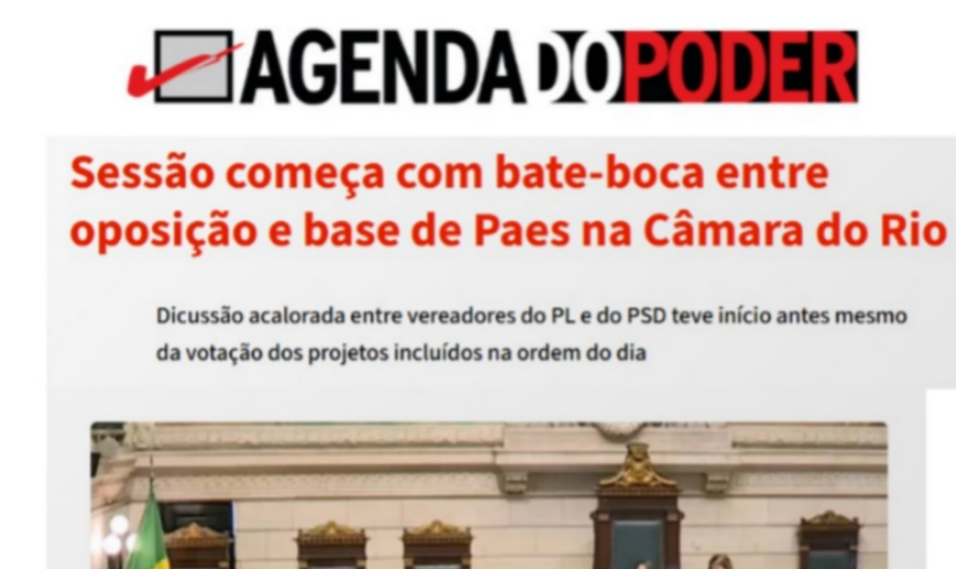 Sessão começa com bate-boca entre oposição e base de Paes na Câmara do Rio