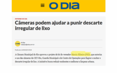 Câmeras podem ajudar a punir descarte irregular de lixo