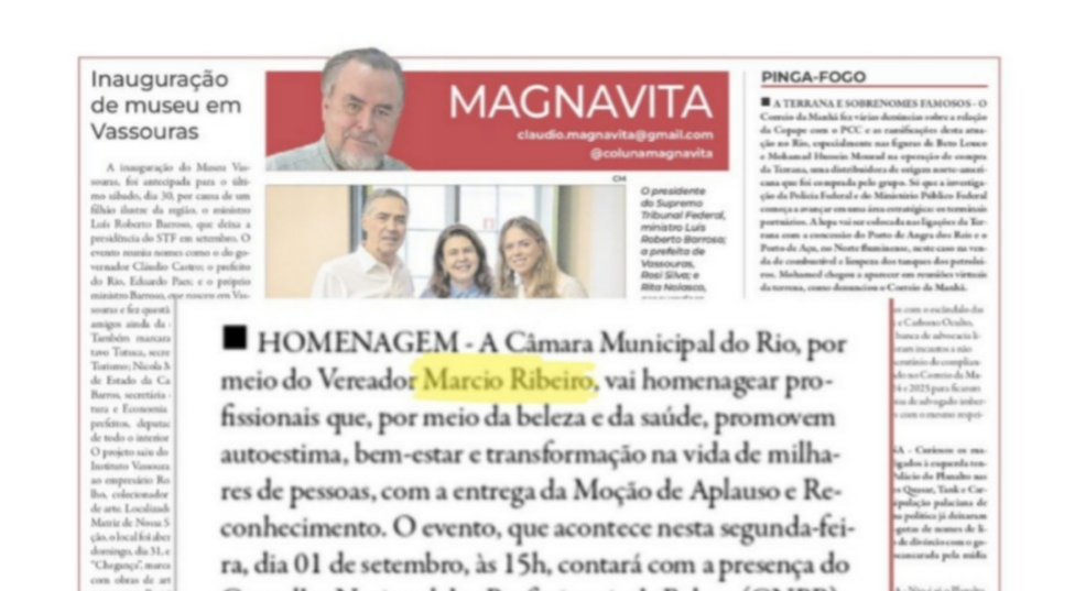 Homenagem aos profissionais da beleza na Câmara do Rio