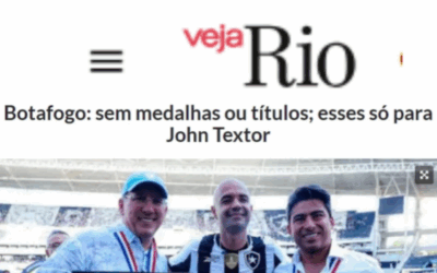 Textor é homenageado no último jogo do Botafogo