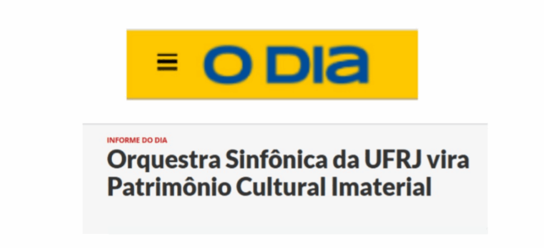 Câmara do Rio reconhece Orquestra Sinfônica da UFRJ como Patrimônio Cultural Imaterial da Cidade