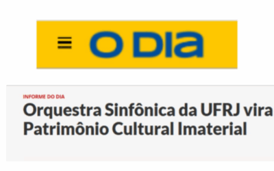 Câmara do Rio reconhece Orquestra Sinfônica da UFRJ como Patrimônio Cultural Imaterial da Cidade