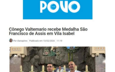 Cônego Valtemario recebe Medalha São Francisco de Assis em Vila Isabel