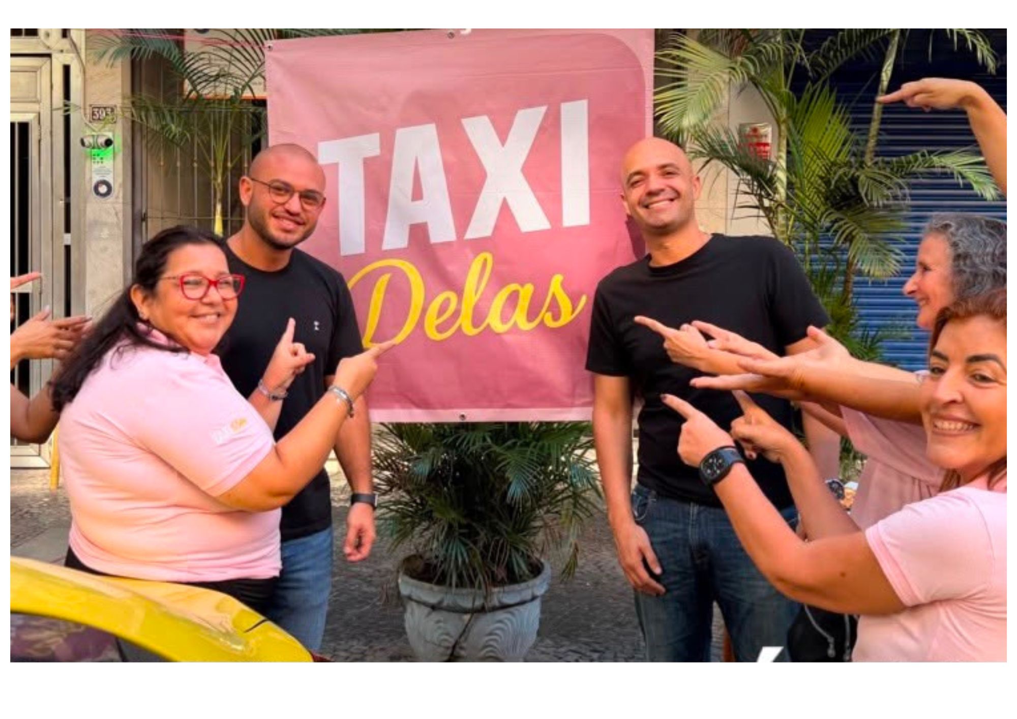Tijuca inaugura ponto do Táxi Delas e amplia segurança para mulheres no transporte