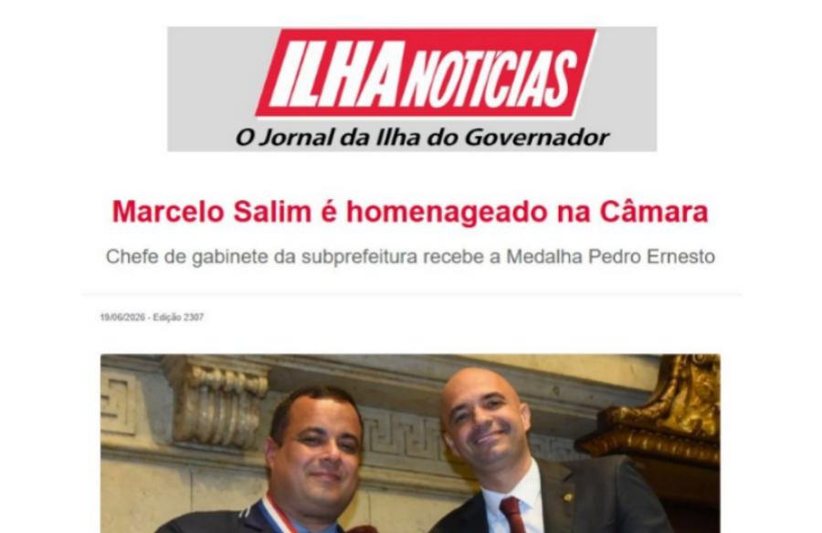 Marcelo Salim é homenageado na Câmara